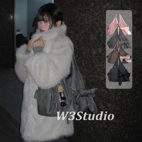 W3Studio韓國Siweol107許允真同款蝴蝶結托特包大容量腋下單肩包 W3Studio韓國Siweol107許允真同款蝴蝶結托特包大容量腋下單肩包