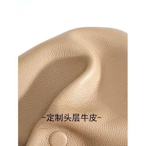 2026年初春新款純色真皮牛皮半月包簡約時尚百搭單肩包女包軟皮包