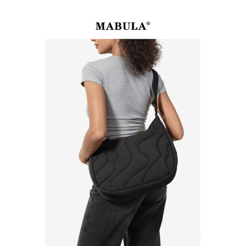 MABULA都市簡約單肩包女斜後後背包2026春季輕便平板包包大容量通勤包 MABULA都市簡約單肩包女斜後後背包2026春季輕便平板包包大容量通勤包