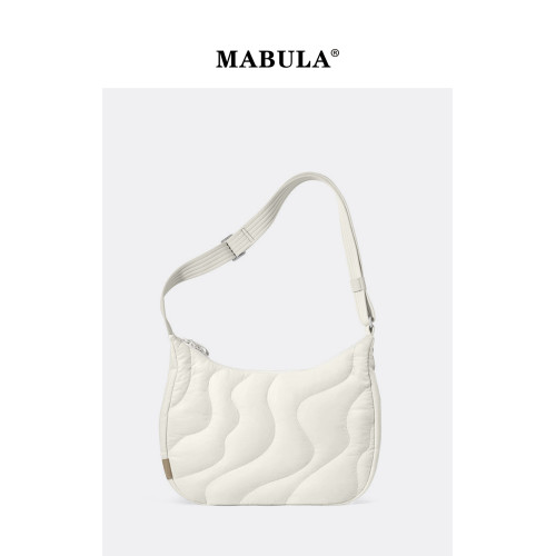 MABULA都市簡約單肩包女斜後後背包2026春季輕便平板包包大容量通勤包 MABULA都市簡約單肩包女斜後後背包2026春季輕便平板包包大容量通勤包