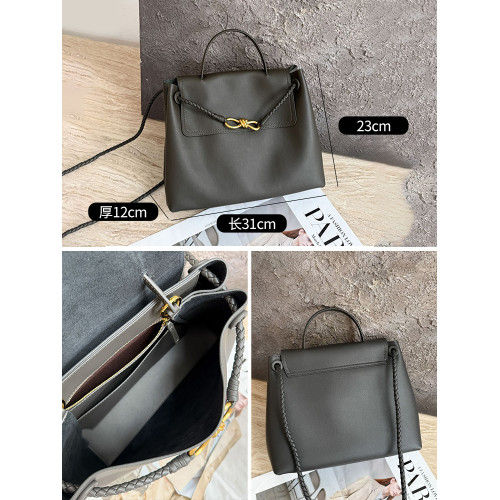 純牛皮大容量斜背手提包女簡約百搭2026新款真皮休閒單肩包軟皮包 純牛皮大容量斜背手提包女簡約百搭2026新款真皮休閒單肩包軟皮包