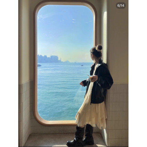 粗跟高筒靴西部中筒牛仔堆堆靴粗腿騎士靴胖mm馬丁靴大筒圍女靴子