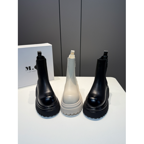 時尚增高菸筒靴女2025秋冬新款真皮厚底加絨百搭休閒一腳蹬中筒靴