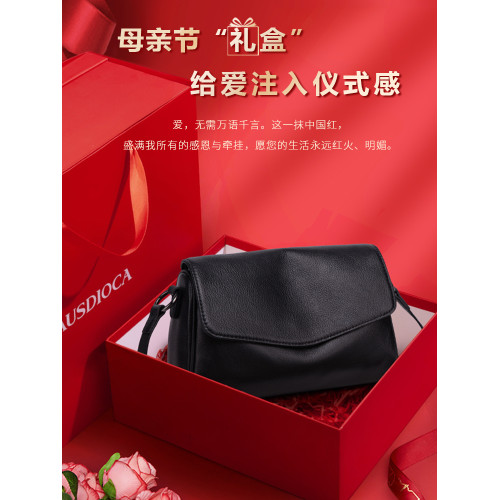 真皮女包2026新款時尚腋下包中年媽媽包斜後後背包頭層牛皮女士單肩包