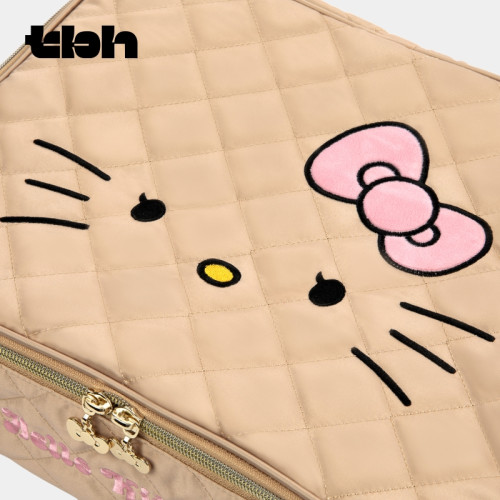 tbh野獸派家居Hello Kitty大號絎縫旅行收納袋手提大容量洗漱包