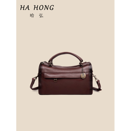 新款小衆復古設計真皮女包手提包頭層牛皮軟皮斜後後背包機車包枕頭包 新款小衆復古設計真皮女包手提包頭層牛皮軟皮斜後後背包機車包枕頭包