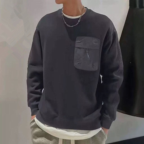 美式復古棗紅色衛衣男士秋冬季加絨無帽長袖打底衫男潮牌重磅外套 美式復古棗紅色衛衣男士秋冬季加絨無帽長袖打底衫男潮牌重磅外套