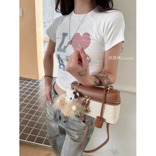 酒姨Juuye 高智女主簡約飯盒包高級氣質復古百搭手提單肩斜後後背包