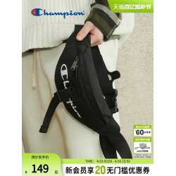 Champion冠軍官網胸包男情侶經典草寫餃子包斜後後背包運動休閒腰包女