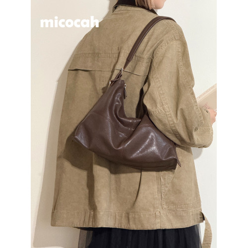 Micocah「漫步秋日」新款小衆托特包女包單肩腋下包hobo原創通勤