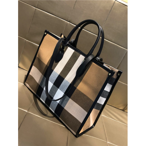 香港品牌高級感格子大容量托特包2025新款時尚簡約單肩包手提包潮