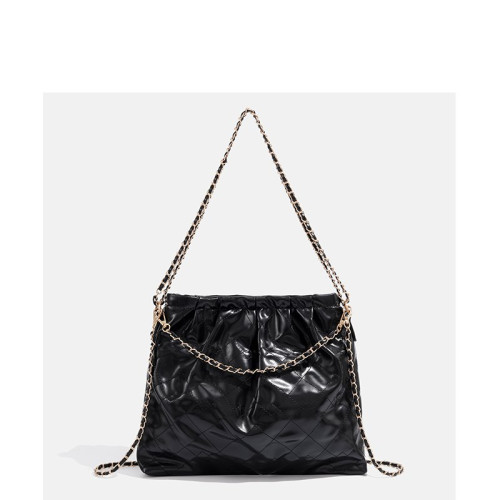 高級感大容量托特流浪包女士2025新款百搭小香風鏈條水桶垃圾袋包 高級感大容量托特流浪包女士2025新款百搭小香風鏈條水桶垃圾袋包