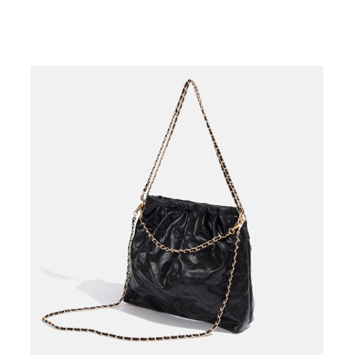 高級感大容量托特流浪包女士2025新款百搭小香風鏈條水桶垃圾袋包 高級感大容量托特流浪包女士2025新款百搭小香風鏈條水桶垃圾袋包