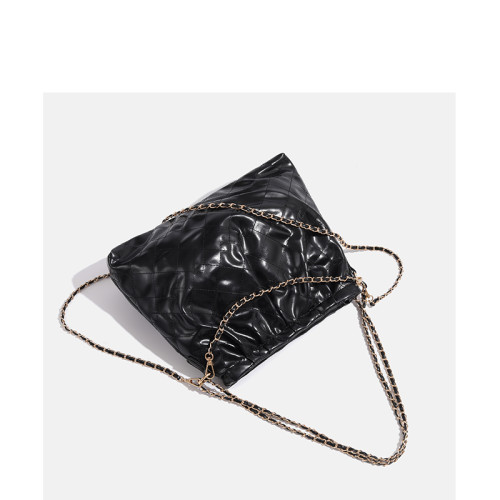 高級感大容量托特流浪包女士2025新款百搭小香風鏈條水桶垃圾袋包 高級感大容量托特流浪包女士2025新款百搭小香風鏈條水桶垃圾袋包