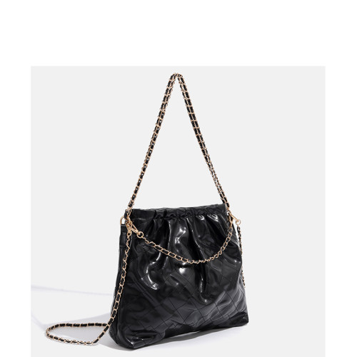 高級感大容量托特流浪包女士2025新款百搭小香風鏈條水桶垃圾袋包 高級感大容量托特流浪包女士2025新款百搭小香風鏈條水桶垃圾袋包