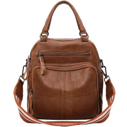 2026新款冬手提包大容量女包單肩斜後後背包三用包女雙肩包軟皮媽媽包