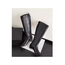 牛皮版~秋冬新款真皮小香風氣質長靴馬丁靴長筒靴時尚女時裝靴女