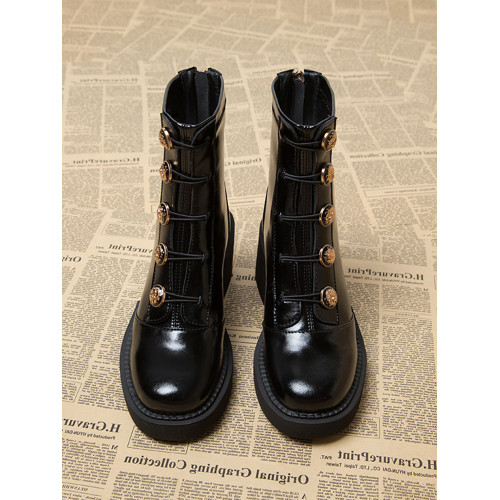 厚底馬丁靴女秋2025新款歐貨爆款靴子高跟網紅短靴粗跟英倫瘦瘦靴 厚底馬丁靴女秋2025新款歐貨爆款靴子高跟網紅短靴粗跟英倫瘦瘦靴