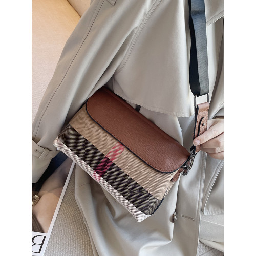 格子包包女2026新款秋冬單肩斜後後背包寬肩帶高級感設計感小衆大容量 格子包包女2026新款秋冬單肩斜後後背包寬肩帶高級感設計感小衆大容量