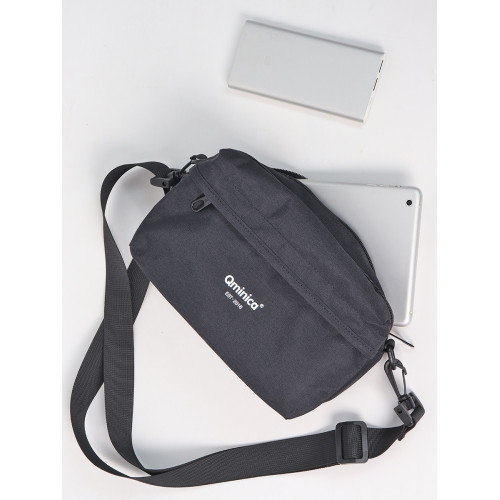 Qminica輕量經典系列戶外旅行多功能斜後後背包多隔層媽媽包遛娃包