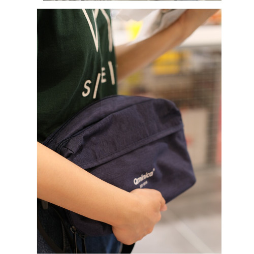 Qminica輕量經典系列戶外旅行多功能斜後後背包多隔層媽媽包遛娃包