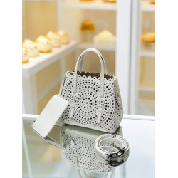 2025新款潮縷空包法式休閒真皮包時尚百搭單肩斜後後背包手提包mini包