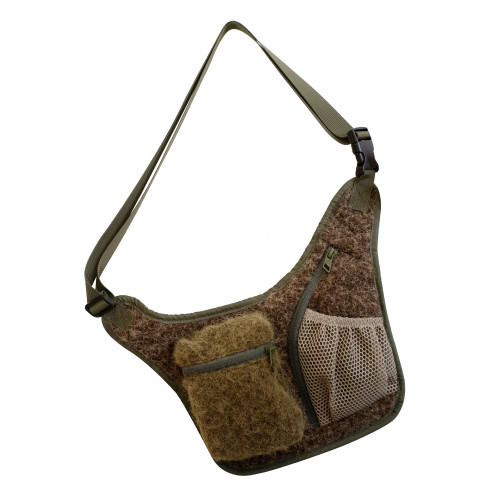 housedesign原創2025冬單肩小衆個性斜後後背包毛絨多口袋時尚馬鞍包