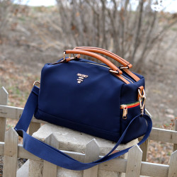 2025新款韓版防水尼龍斜背女包牛津布單肩包包時尚休閒小方手提包