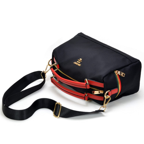 2025新款韓版防水尼龍斜背女包牛津布單肩包包時尚休閒小方手提包