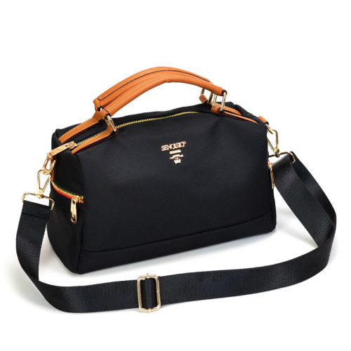 2025新款韓版防水尼龍斜背女包牛津布單肩包包時尚休閒小方手提包