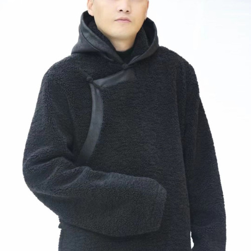 2025秋冬新款藏式潮牌冬裝外套帶帽男裝爆款高檔民族風oversize