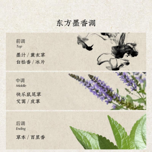 黑爪「尋墨」香水冷冽書墨香東方香中性持久淡香可攜式試香小樣2ml