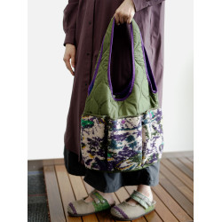 housedesign原創2025新秋冬復古大容量通勤單肩包加厚時尚托特包