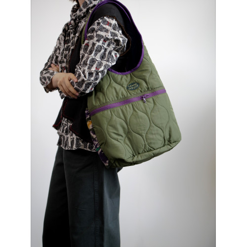 housedesign原創2025新秋冬復古大容量通勤單肩包加厚時尚托特包