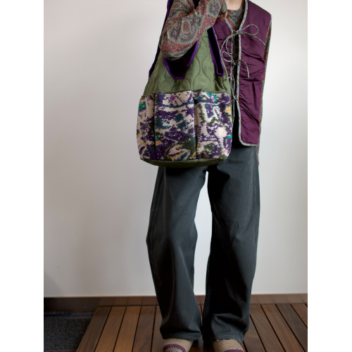 housedesign原創2025新秋冬復古大容量通勤單肩包加厚時尚托特包