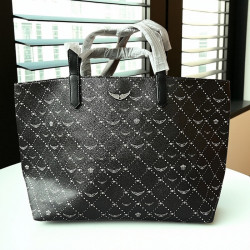 新款ZV女包印花大容量時尚通勤托特包翅膀燙鑽手提單肩腋下包