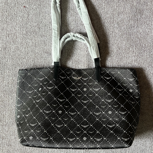 新款ZV女包印花大容量時尚通勤托特包翅膀燙鑽手提單肩腋下包