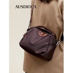 包包女2025新款時尚大容量手提包通勤女包媽媽包休閒牛津布斜後後背包