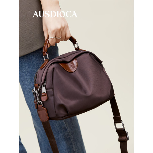 包包女2025新款時尚大容量手提包通勤女包媽媽包休閒牛津布斜後後背包