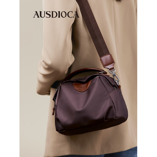 包包女2025新款時尚大容量手提包通勤女包媽媽包休閒牛津布斜後後背包