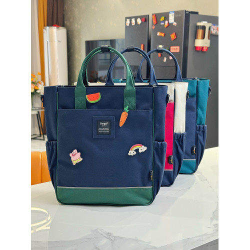 升級版男女學生手提包日常周末補習袋通用上班族斜後後背包文件電腦包