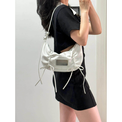 韓國Matin kim包包2025新款蝴蝶結抽繩單肩手提包matinkim腋下包