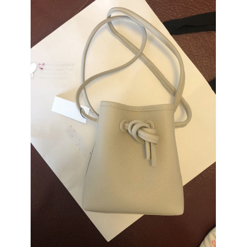 VASIC 手拎水桶包抽繩束口Mini牛皮單肩斜後後背包冷淡風菜籃子手提包