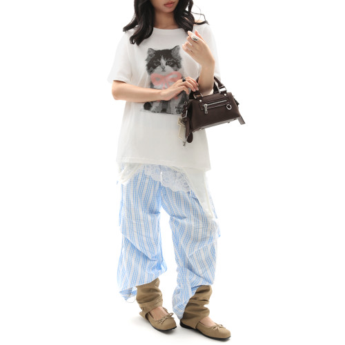 簡著25AW 原創 麂皮棕 moni十字架波士頓斜背小包包 手提包