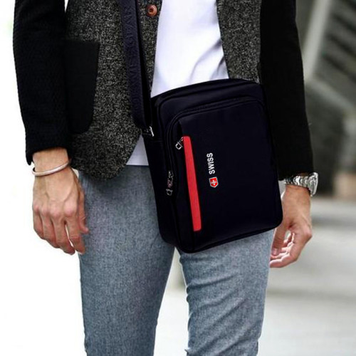 瑞士軍士刀單肩包男生時尚潮流韓版ins挎包斜背女士小後後背包防水