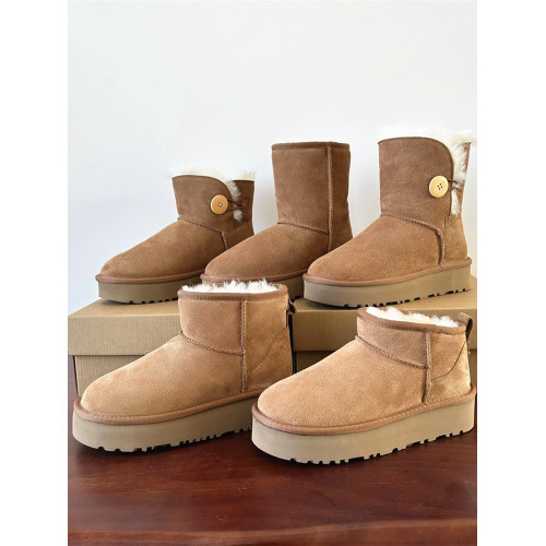 河南桑坡村羊皮毛一體真皮羊毛松糕厚底增高雪地靴女冬季短筒短靴 河南桑坡村羊皮毛一體真皮羊毛松糕厚底增高雪地靴女冬季短筒短靴