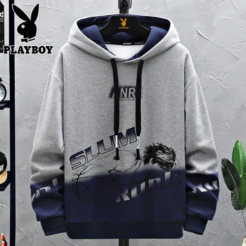 花花公子衛衣男士春秋季新款青少年潮牌寬鬆上衣服男裝外套帽衫 花花公子衛衣男士春秋季新款青少年潮牌寬鬆上衣服男裝外套帽衫