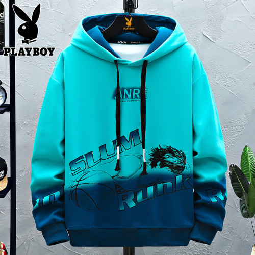 花花公子衛衣男士春秋季新款青少年潮牌寬鬆上衣服男裝外套帽衫 花花公子衛衣男士春秋季新款青少年潮牌寬鬆上衣服男裝外套帽衫