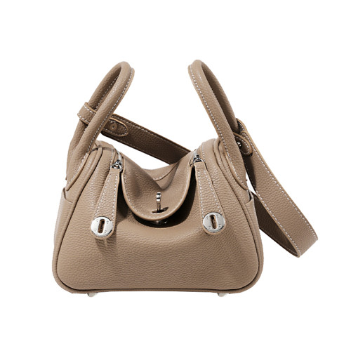 Bag of parody琳迪包包女2025新款真皮手提醫生包單肩斜背枕頭包