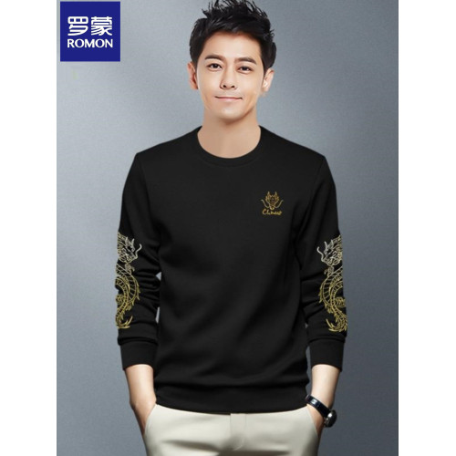 羅矇男裝潮流官網衛衣賀嵗龍年【吉祥紅色】加絨加厚運動風上衣 羅矇男裝潮流官網衛衣賀嵗龍年【吉祥紅色】加絨加厚運動風上衣